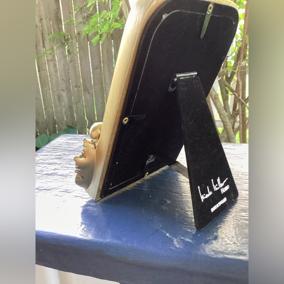 Nicole Miller Golden Picture Frame Fits 4’’ x 6’’ Photo - Picture 7 of 8